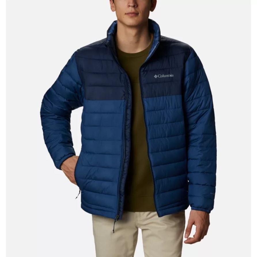 Columbia Puder Lite Isolierte Jacke Für Herren Night Tide/collegiate Navy