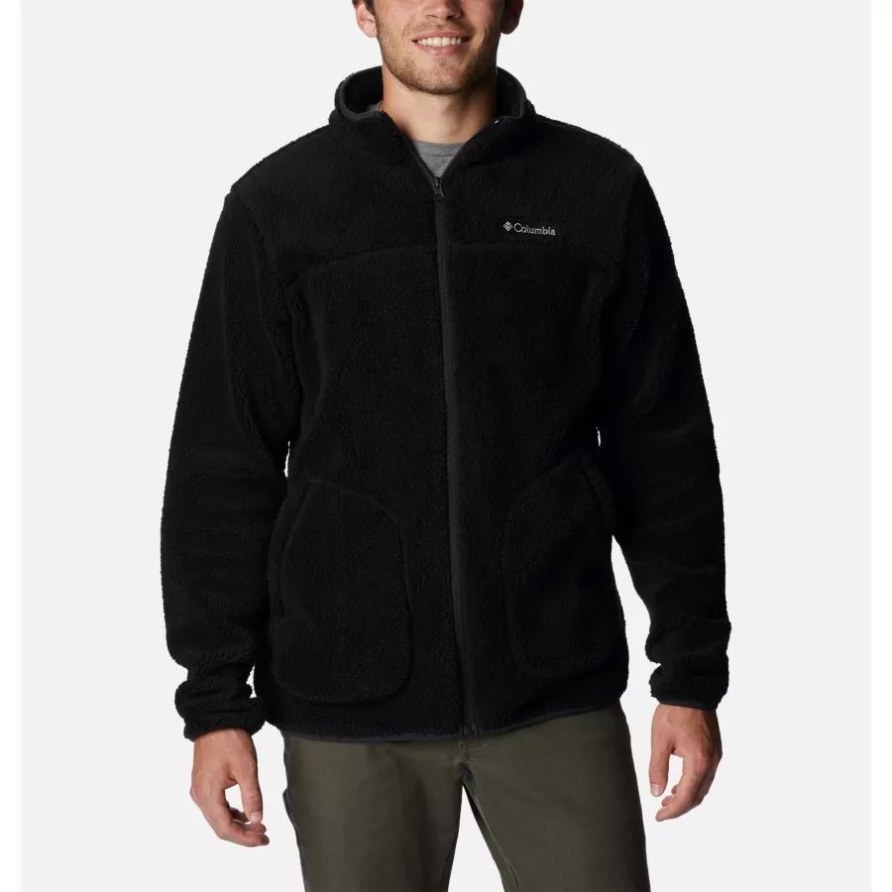 Columbia Robuste Ridge Ii Sherpa-fleecejacke Für Herren Schwarz