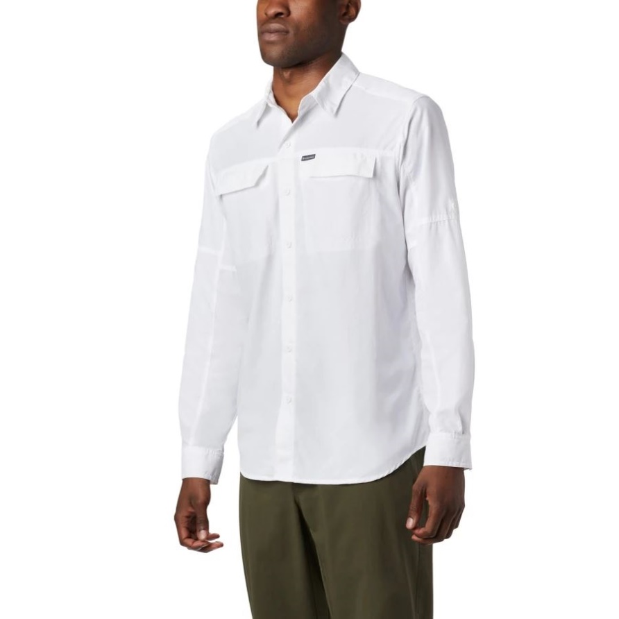 Columbia Herren Silver Ridge 2.0 Langarmshirt Groß Weiß