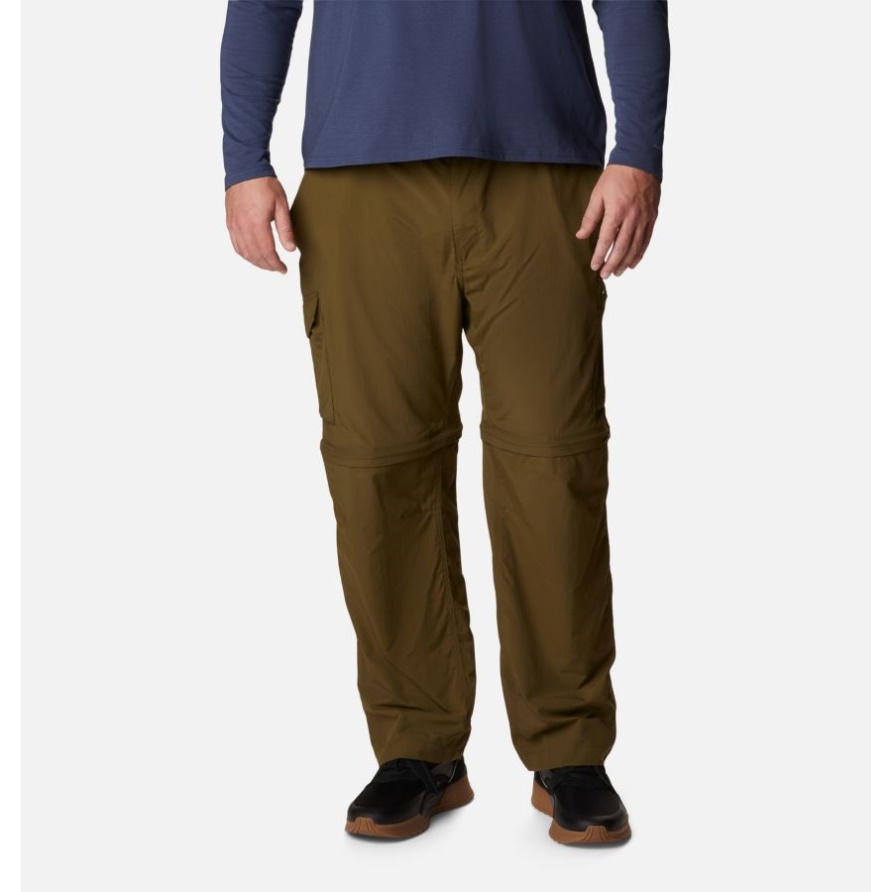 Columbia Herren Silber Ridge Umwandelbare Hose Groß Neu Olive