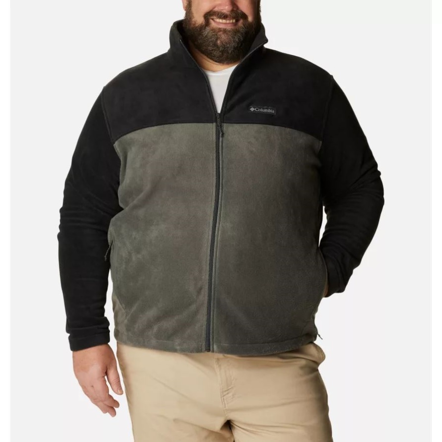 Columbia Herren Steens Mountain 2.0 Full Zip Fleecejacke Groß Schwarz/grill