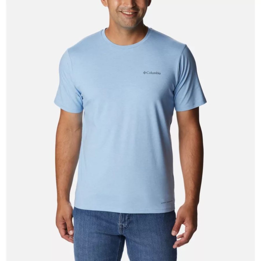 Columbia Sun Trek Kurzarm T-shirt Jetstream Meliert Für Herren
