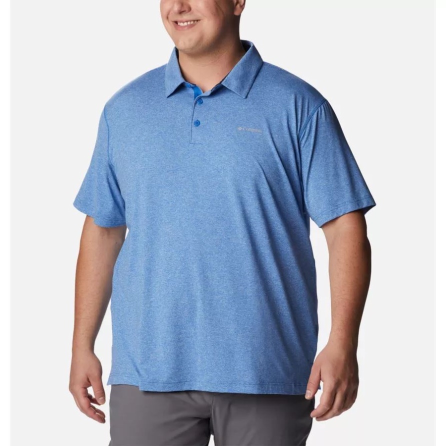 Columbia Tech Trail Polo Für Herren Big Bright Indigo