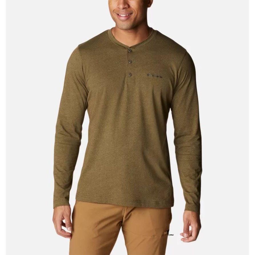 Columbia Herren Thistletown Hills Henley Olive Green Heather