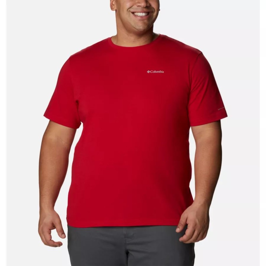 Columbia Herren Thistletown Hills Kurzarmshirt Big Mountain Rot