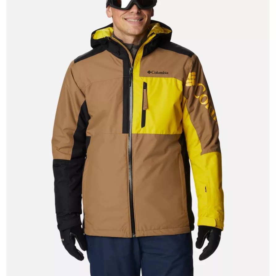 Columbia Herren Skijacke Timberturner II Delta/Schwarz/Laser Lemon