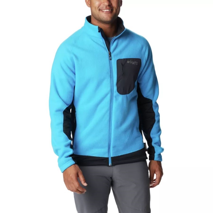 Columbia Herren Titan Pass 2.0 Ii Fleecejacke Kompass Blau/schwarz
