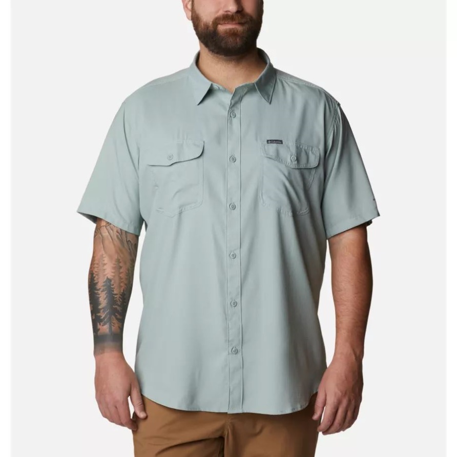 Columbia Usuter Ii Solid Kurzarmshirt Für Herren Big Niagara