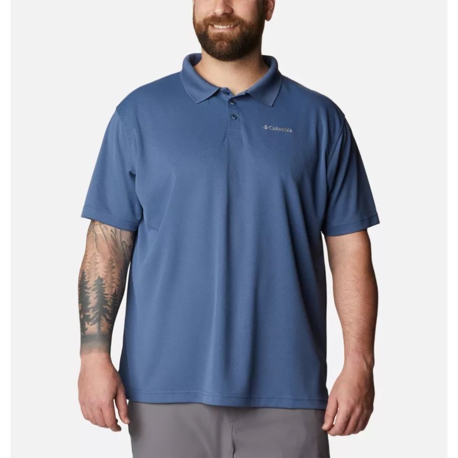 Columbia Herren Utility Poloshirt Big Dark Mountain