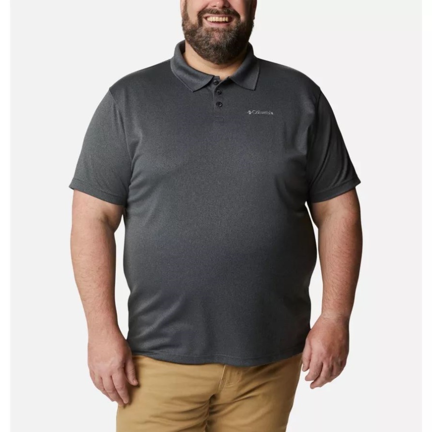 Columbia Herren Utility Poloshirt Big Shark Heather