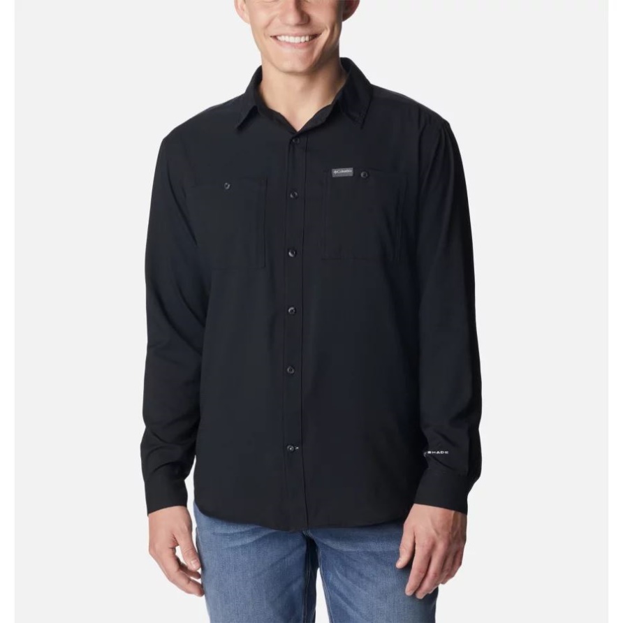 Columbia Herren User User Woven Longsleeve Schwarz