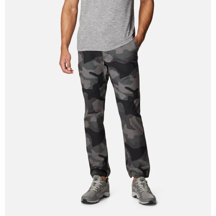 Columbia Herrenhose Wallowa Mit Gürtel Schwarz Mod Camo