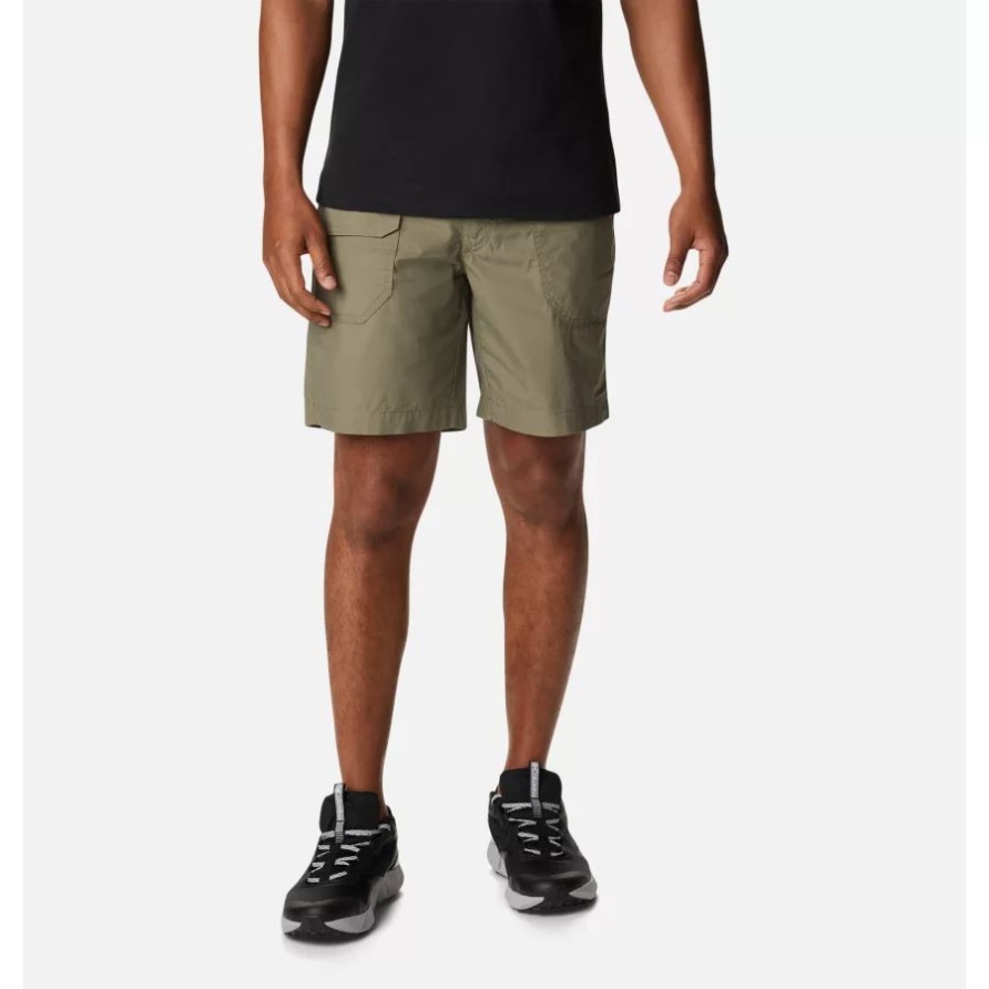Columbia Ausgewaschene Cargo-Shorts Für Herren In Steingrün