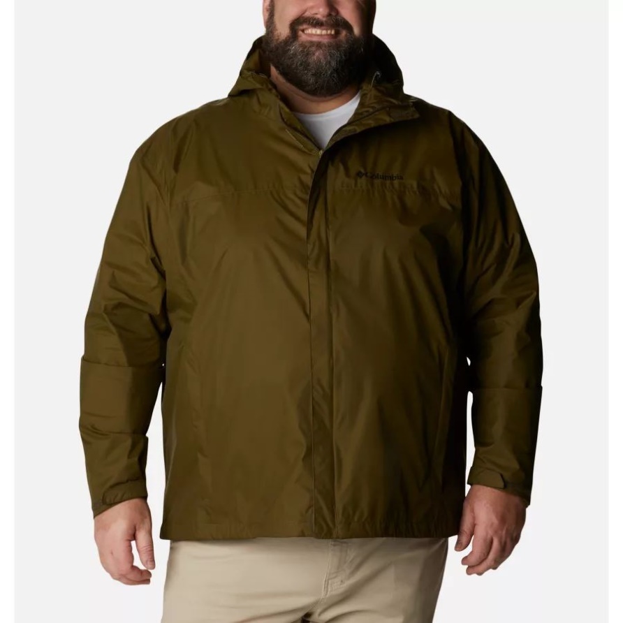 Columbia Wasserdichte Ii Regenjacke Für Herren Big New Olive
