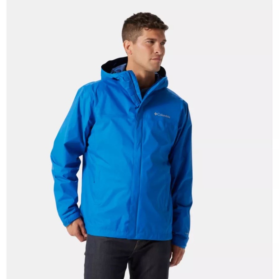 Columbia Wasserdichte Ii Regenjacke Für Herren Helles Indigo