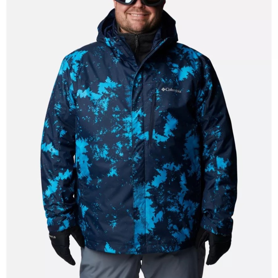 Columbia Whirlibird Iv Interchange Jacke Für Herren Großer Kompassblauer Lookup-druck