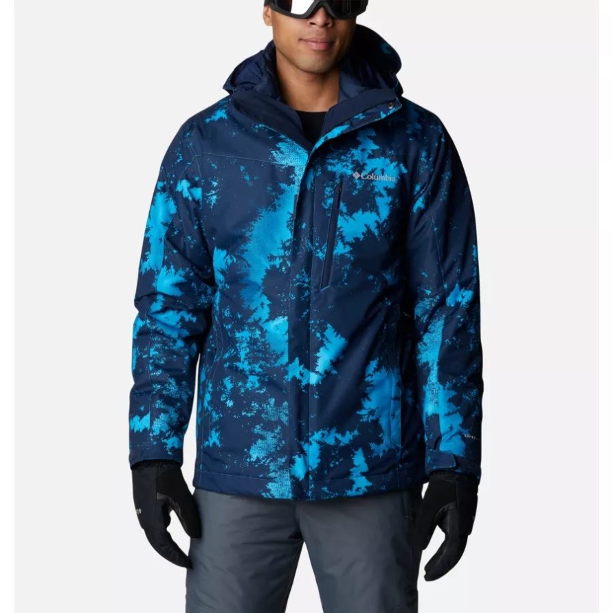 Columbia Whirlibird Iv Interchange Jacke Für Herren Compass Blue Lookup Print