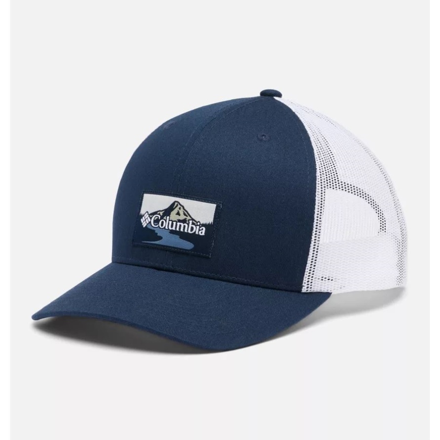Columbia Mesh Snapback Hohe Krone Collegiate Navy Peak2river Columbia
