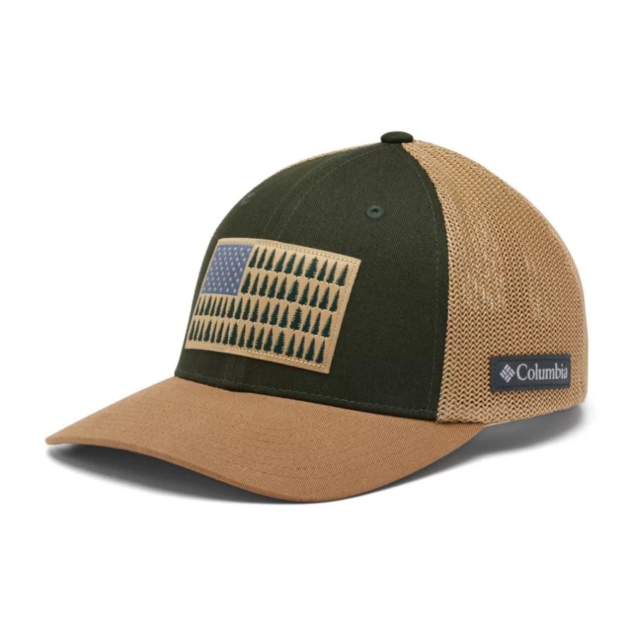 Columbia Mesh Tree Flag Ball Cap Hohe Krone Columbia Fichte/Delta