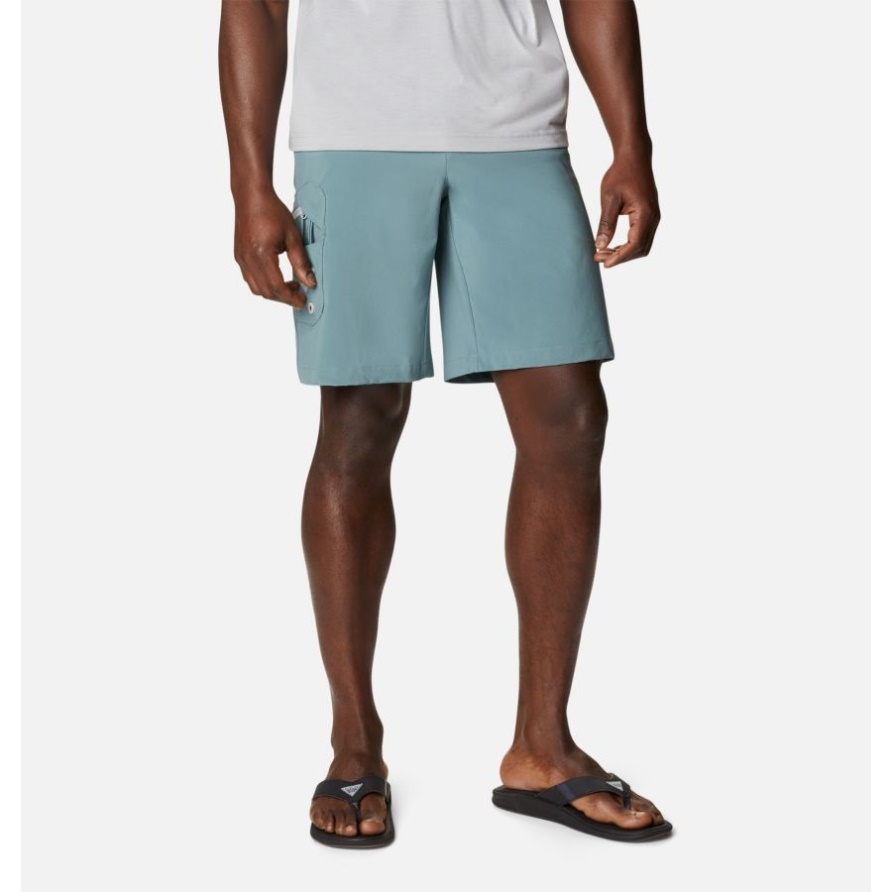 Columbia Metal/Cool Grey Pfg Terminal Tackle Shorts Für Herren