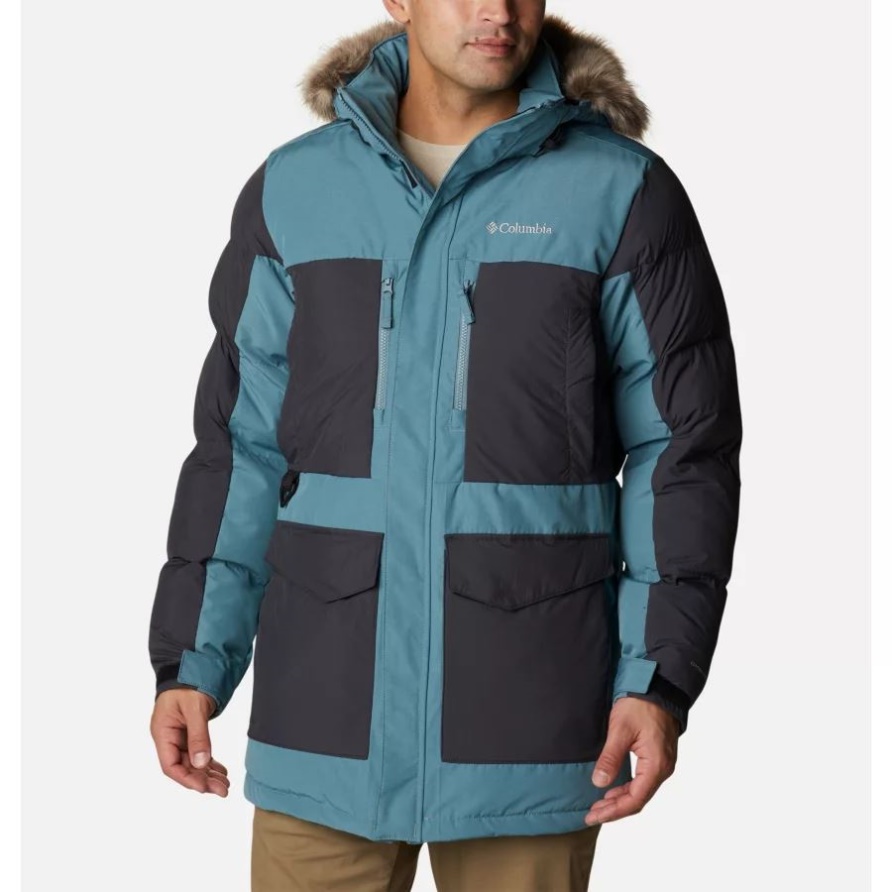Columbia Metal/Shark Marquam Peak Fusion Isolierter Parka Für Herren