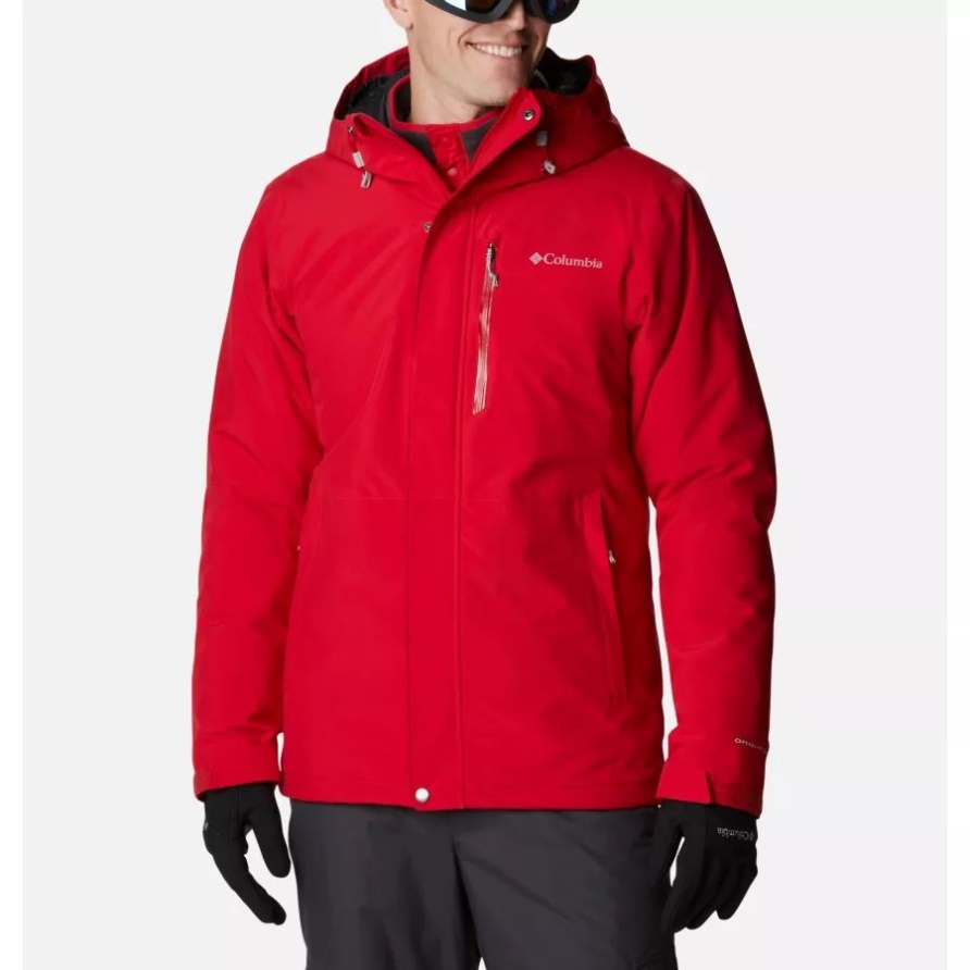 Columbia Mountain Red Herren Winter District Skijacke