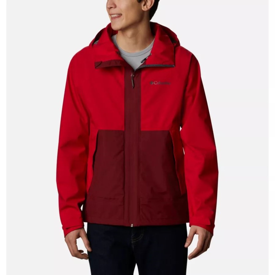 Columbia Mountain Rot/roter Jaspis Herren Evolution Valley Jacke