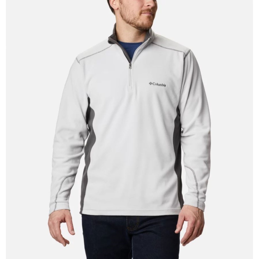 Columbia Nimbus Grau/haifisch Klamath Reihe Ii Herren-fleecepullover Mit Halbem Reißverschluss