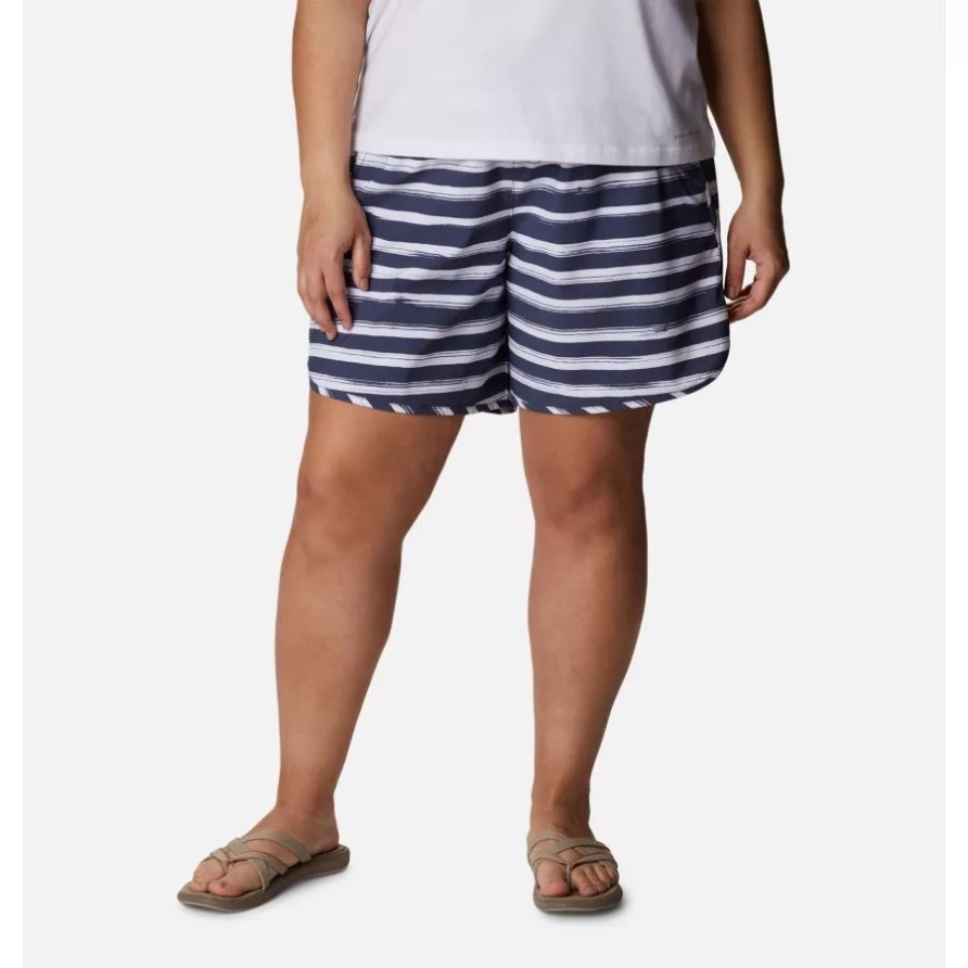 Columbia Nächtliche Bürstenstreifen Frauen Bogata Bay Stretch Bedruckte Shorts Plus Größe