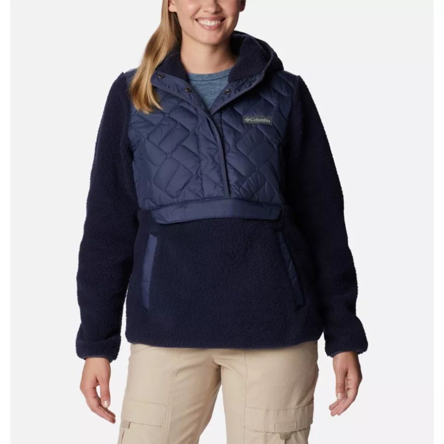 Columbia Nächtlicher/dunkler Nächtlicher Damen-Sweet-View-Fleece-Kapuzenpullover