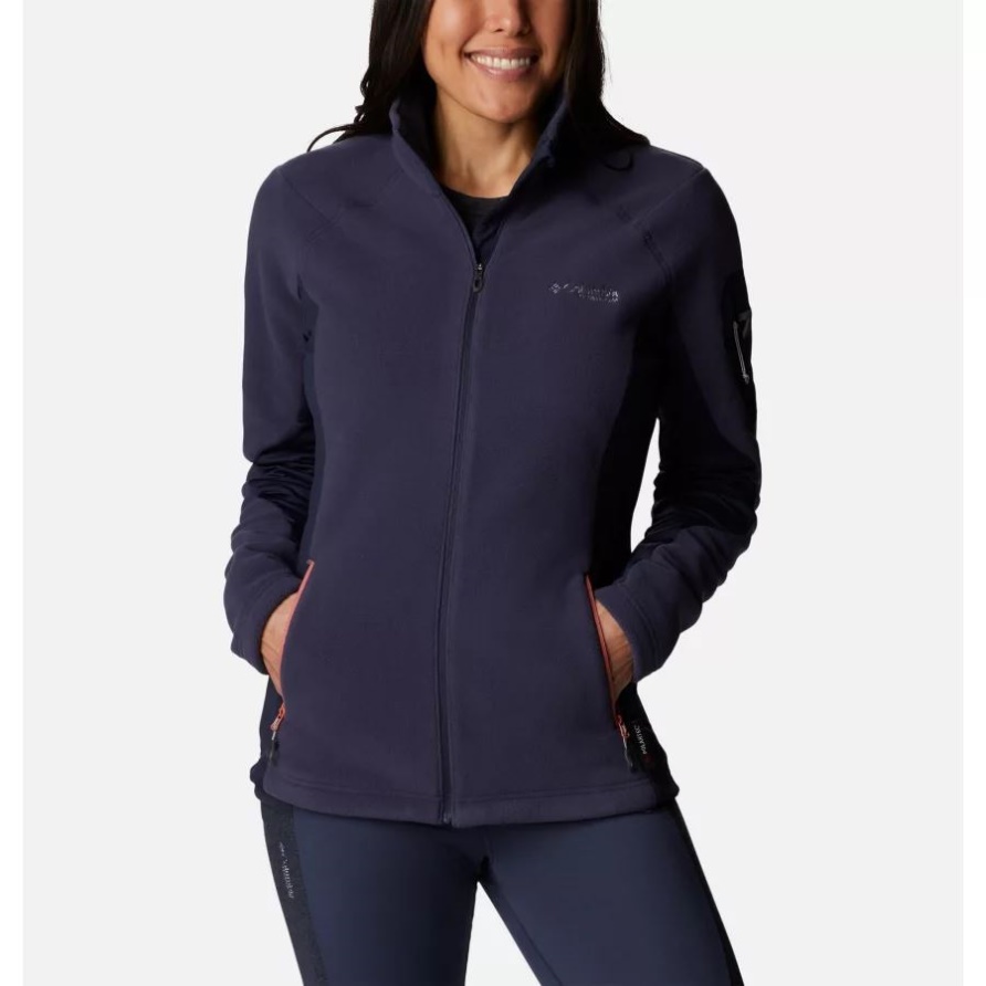 Columbia Nocturnal/dark Nocturnal Titan Pass 2.0 Technische Fleecejacke Für Damen