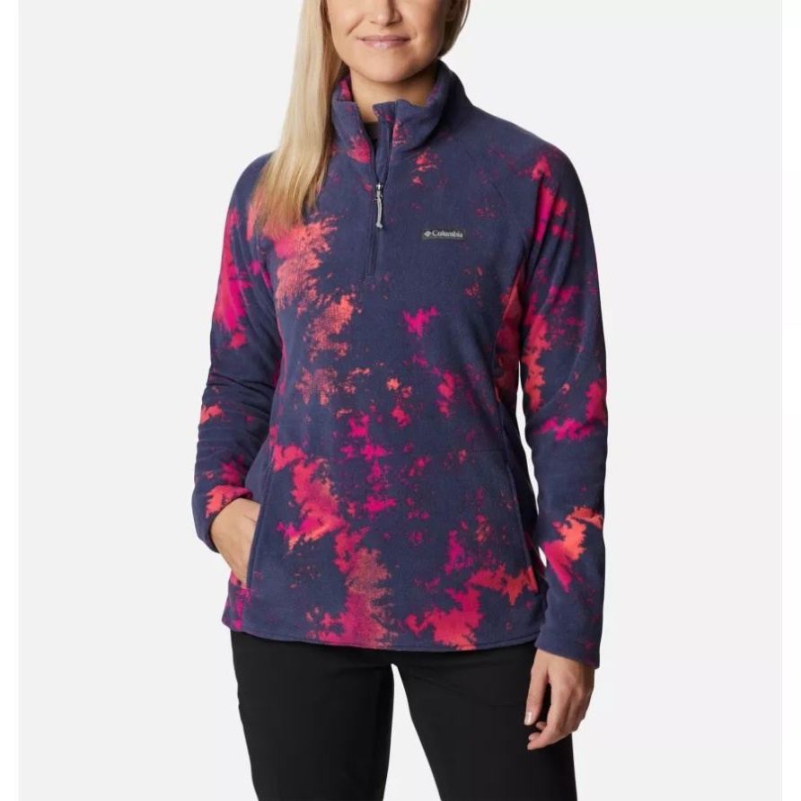 Columbia Nächtlicher Lookup-Print Ali Peak II Fleecepullover Mit Viertelreißverschluss Für Damen