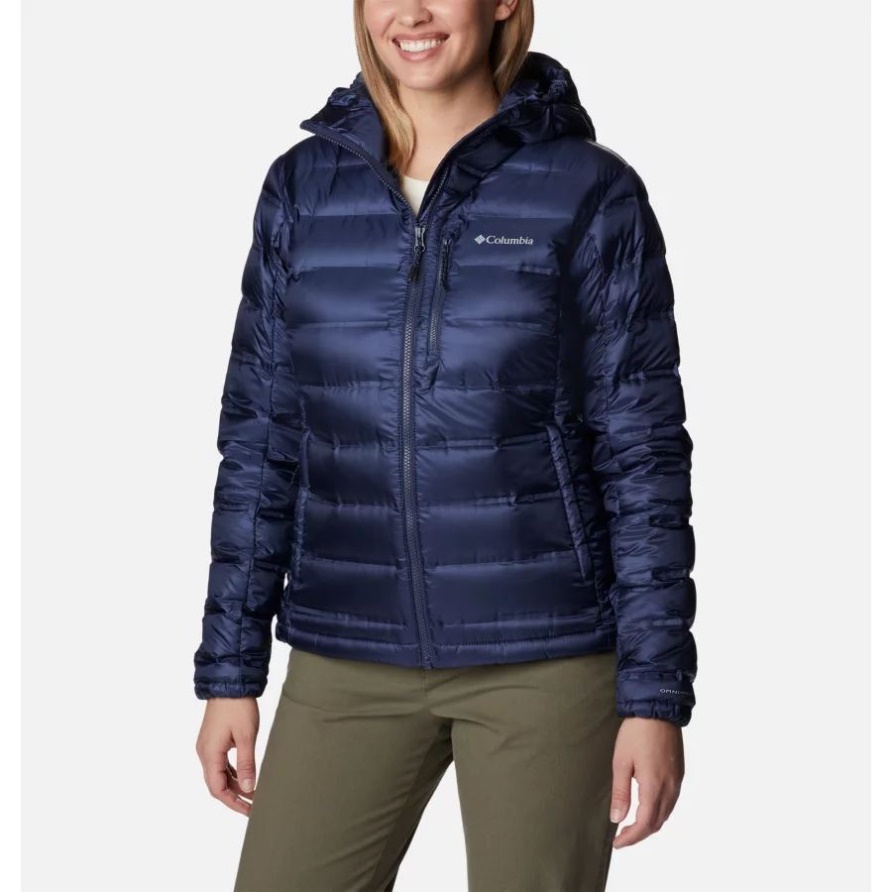 Columbia Nächtliche Pebble Peak Daunenjacke Mit Kapuze Für Damen
