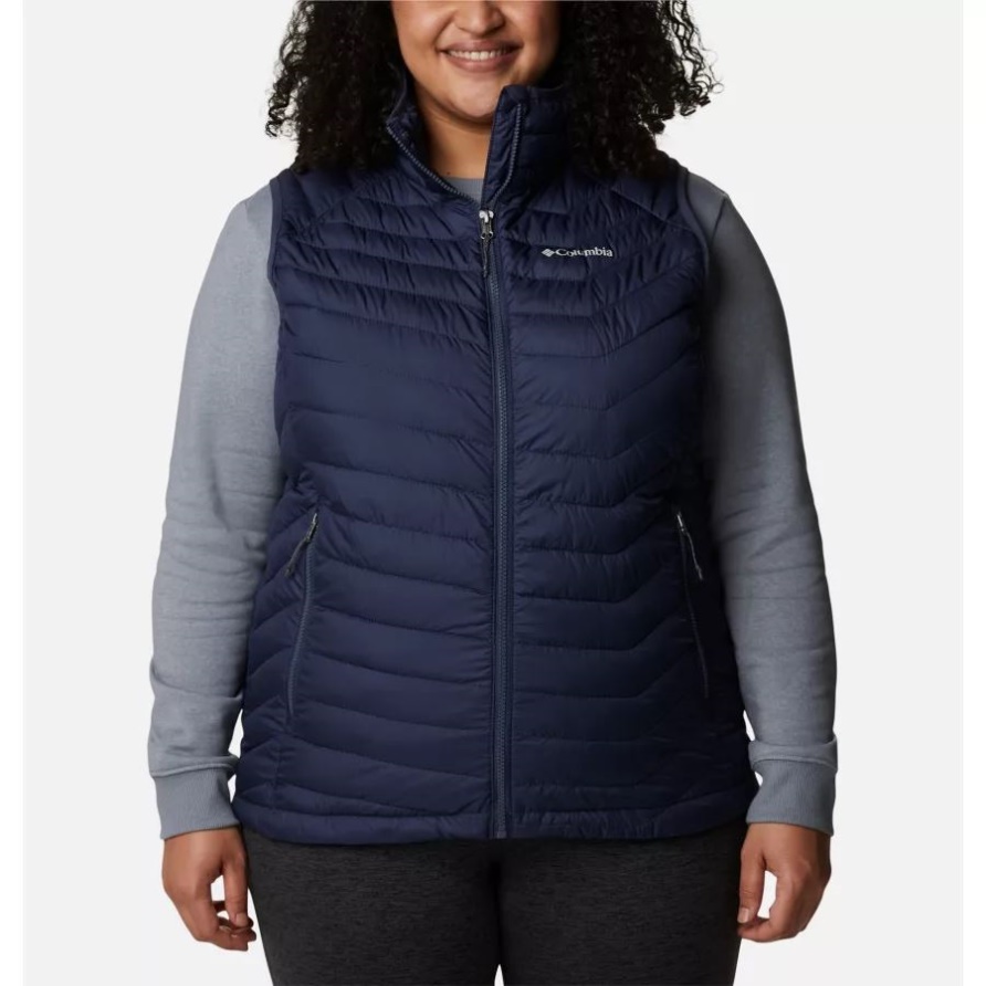 Columbia Nächtliche Damen Powder Lite Weste In Übergröße