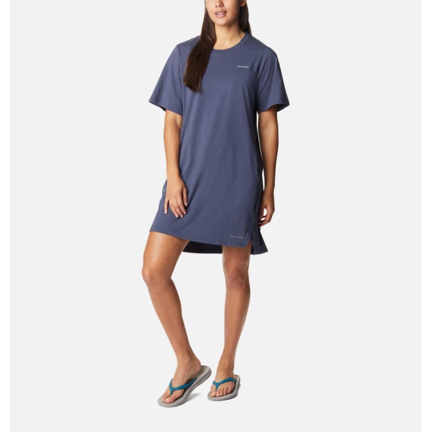 Columbia Nächtliches Sun Trek T-shirt Kleid Für Damen