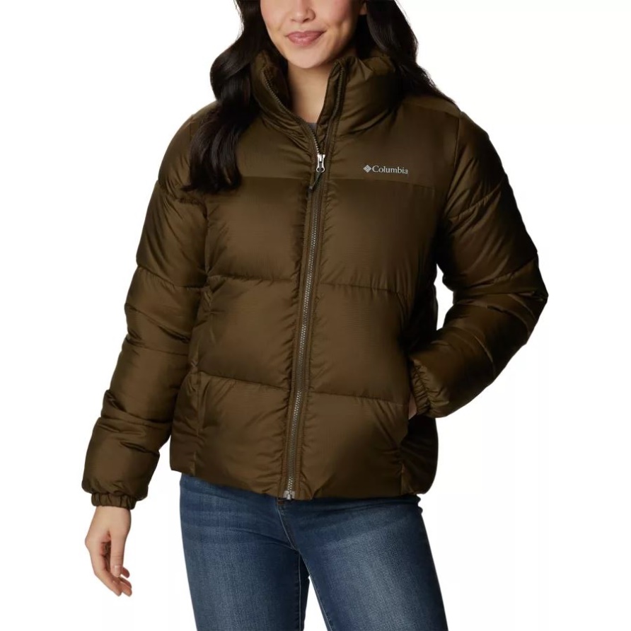 Columbia Olivgrüne Puffect-Pufferjacke Für Damen