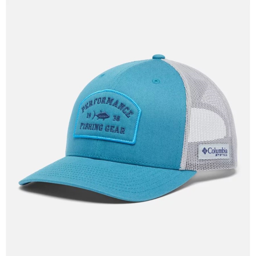 Columbia Pfg Patch Mesh Snapback Hohe Krone Deep Marine/cool Grey/thunfisch Patch