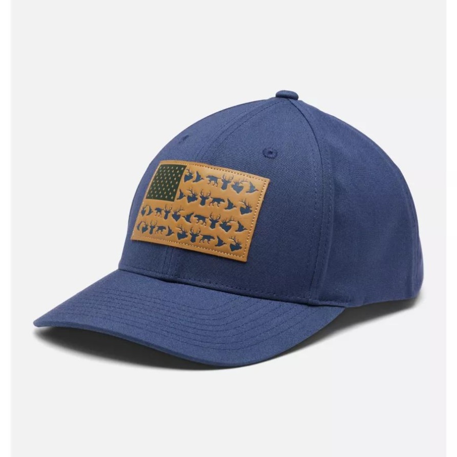 Columbia Phg Game Flag 110 Snap Back Cap Mid Crown Zink