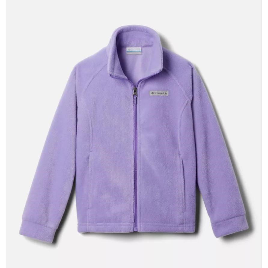 Columbia Benton Springs Fleecejacke Für Mädchen Mit Paisleymuster In Lila