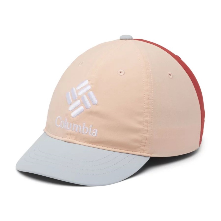 Columbia Peach Cloud/Cirrus Grey/Dusty Crimson Verstellbare Ballkappe Für Kinder