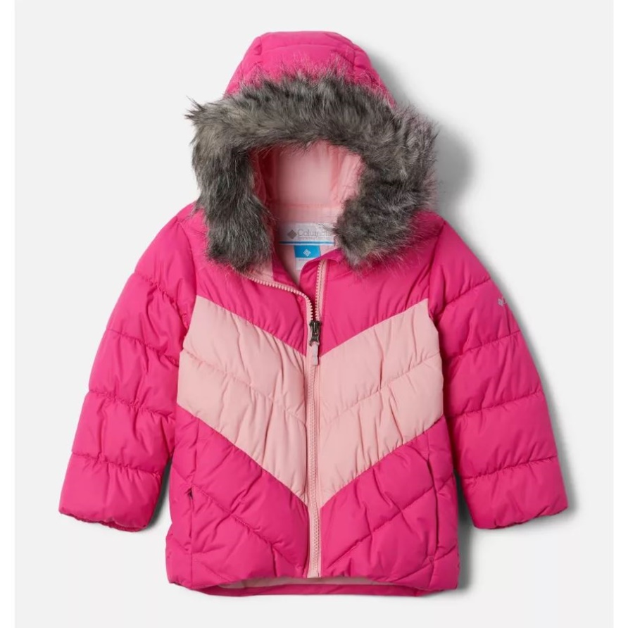 Columbia Pink Ice/Pink Orchid Mädchen-Arctic Blast-Jacke Für Kleinkinder