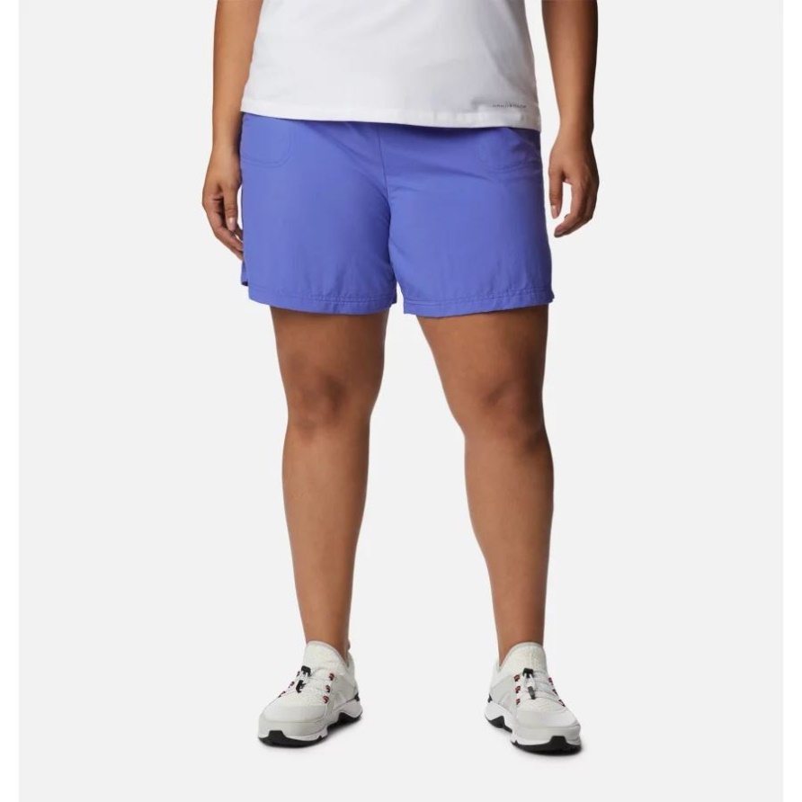 Columbia Purple Lotus Sandige Flussshorts Für Damen In Übergröße