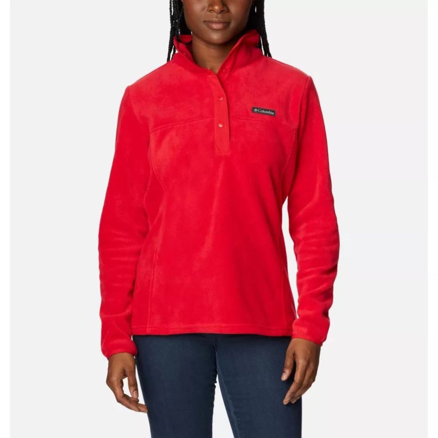 Columbia Red Lily Benton Springs 1/2 Snap-Pullover Für Damen