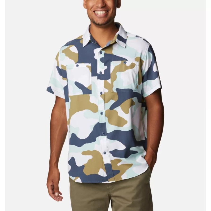 Columbia Savoury Mod Camo Kurzarmhemd Für Herren