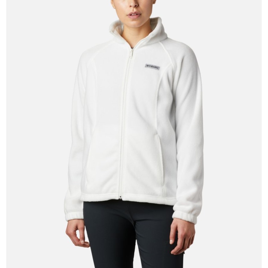 Columbia Sea Salt Benton Springs Fleecejacke Mit Durchgehendem Reißverschluss Für Damen