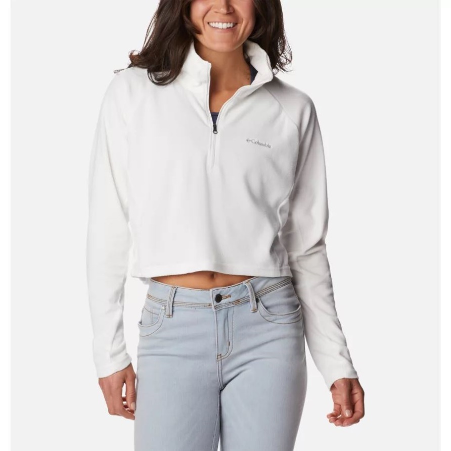 Columbia Sea Salt Glacial Ii Lässiger Kurz Geschnittener Fleece Für Damen