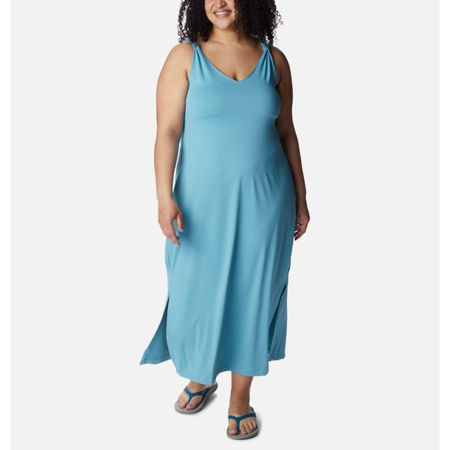 Columbia Sea Wave Chill River Midikleid Für Damen In Übergröße