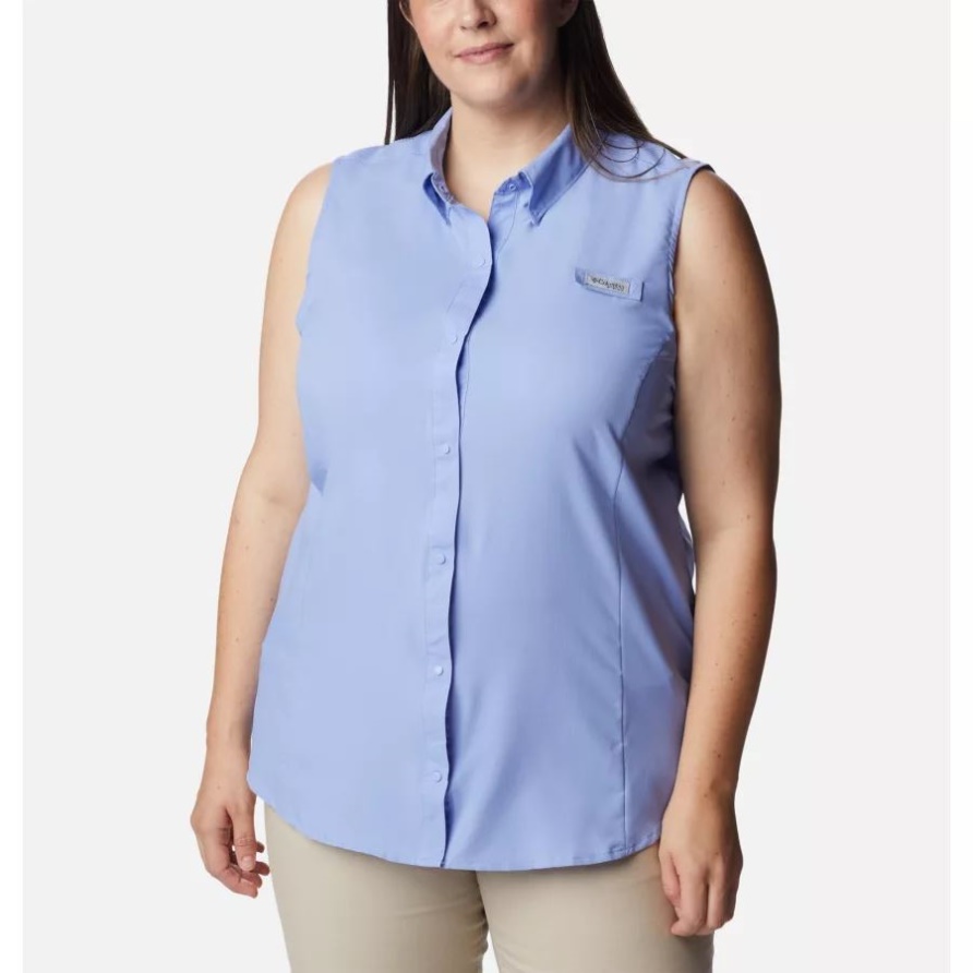 Columbia Serenity Frauen Pfg Tamiami ärmelloses Shirt Plus Größe