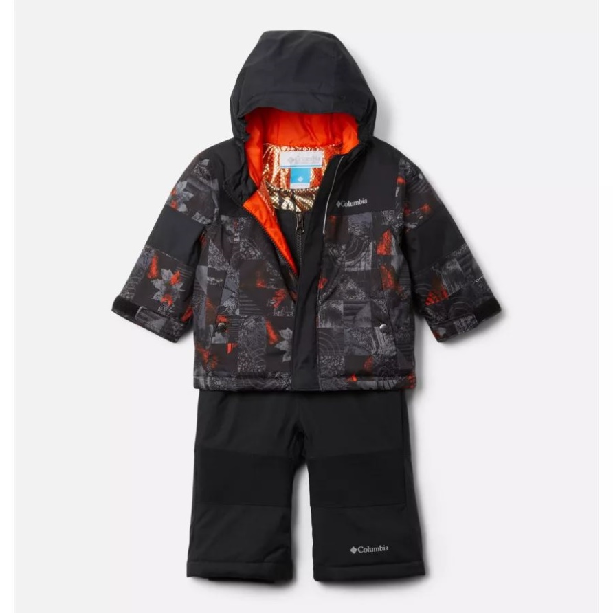 Columbia Hai Kaleidoskop/schwarz Infant Mächtiger Mogul Omni-heat Unendlich Isoliertes Set
