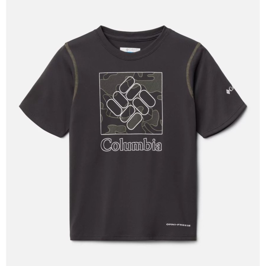 Columbia Shark Undercover Gem Jungen-Zero-Rules-Kurzarm-Grafikhemd
